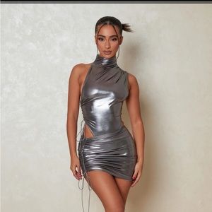 Chrome Ruche Set- Gun Metal